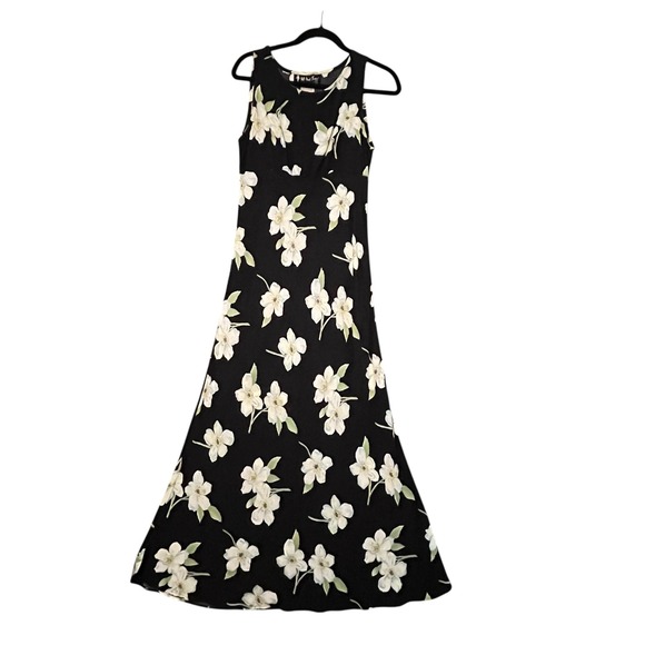 All that Jazz Dresses & Skirts - Vintage All That Jazz Dress Jr Sz 9/10‎  Whimsigoth Black Floral Fairy 90s Y2K